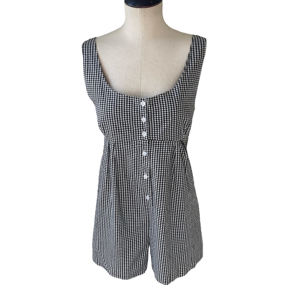 RARE Christy Dawn Ruby Gingham Romper